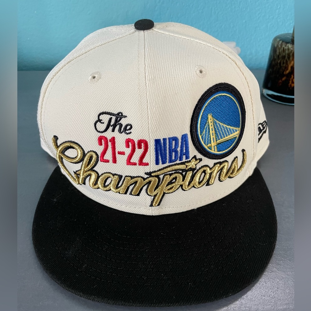 New era 21-22 nba championship hat Warriors